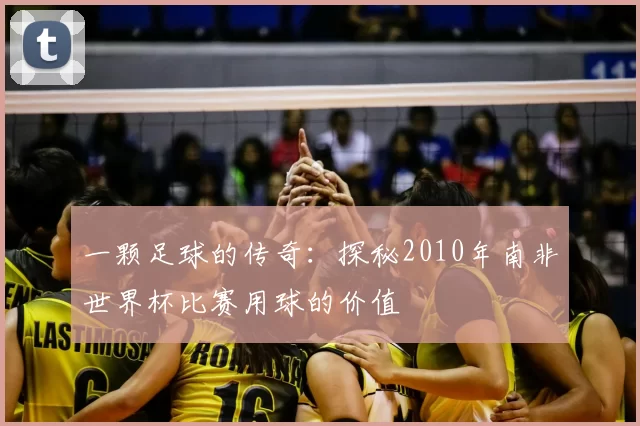 一颗足球的传奇:探秘2010年南非世界杯比赛用球的价值