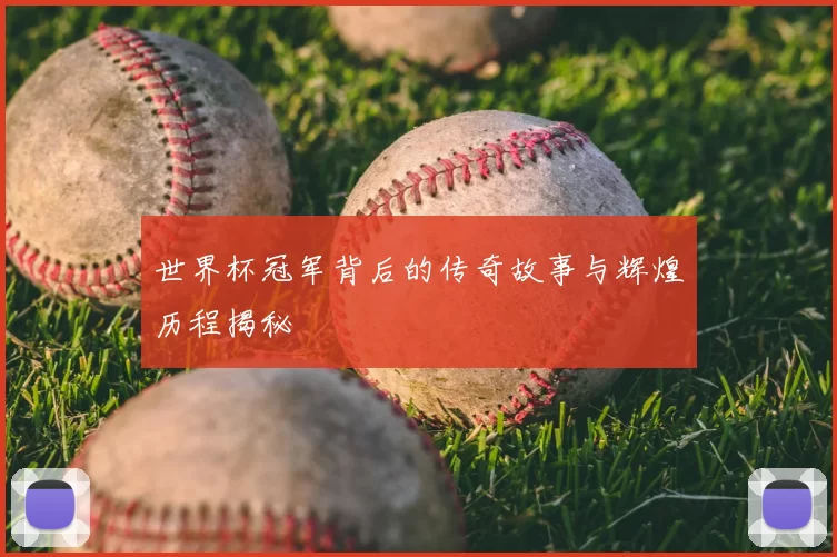 世界杯冠军背后的传奇故事与辉煌历程揭秘